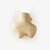 yellow travertine abstract wall sconce