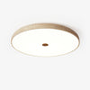 yellow travertine brass flush mount ceiling light