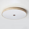yellow travertine brass flush mount ceiling light