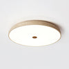 yellow travertine brass flush mount ceiling light