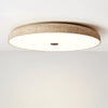 yellow travertine brass flush mount ceiling light