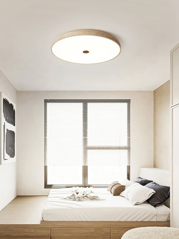yellow travertine brass flush mount ceiling light