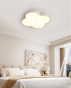 yellow travertine cloud flush mount ceiling light 2