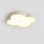 yellow travertine cloud flush mount ceiling light 2