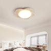 yellow travertine cloud flush mount ceiling light