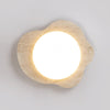 yellow travertine cloud flush mount ceiling light