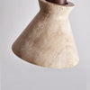 yellow travertine cone pendant light 3