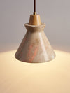 yellow travertine cone pendant light 3