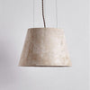 yellow travertine cone pendant light 4