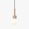 yellow travertine cube globe pendant light