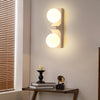yellow travertine disc wall sconce 2