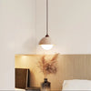 yellow travertine dome pendant light