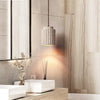 yellow travertine fluted stone pendant light