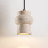 yellow travertine hourglass pendant light