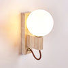 yellow travertine opal glass globe wall sconce 4