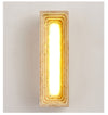 yellow travertine sculptural led wall sconce 3