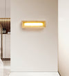 yellow travertine sculptural led wall sconce 3