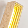 yellow travertine sculptural led wall sconce 3