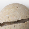 yellow travertine sphere iron wall lamp