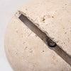 yellow travertine sphere iron wall lamp