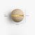 yellow travertine sphere iron wall lamp