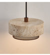 yellow travertine stone pendant light 2