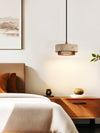 yellow travertine stone pendant light 2