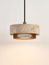 yellow travertine stone pendant light 2