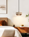 yellow travertine stone pendant light 2