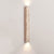 yellow travertine vertical wall sconce