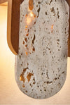 yellow travertine walnut wall sconce 8