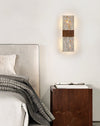 yellow travertine walnut wall sconce 9