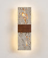 yellow travertine walnut wall sconce 9