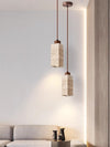 yellow travertine wood chandelier
