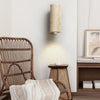 yellow travertine wood wall sconce 3
