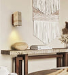 yellow travertine wood wall sconce 3
