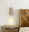 yellow travertine wood wall sconce 3
