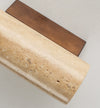 yellow travertine wood wall sconce 3