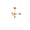 Luxurious Gold 4 Light Pendant Light Modern 27 Ceiling Fixture