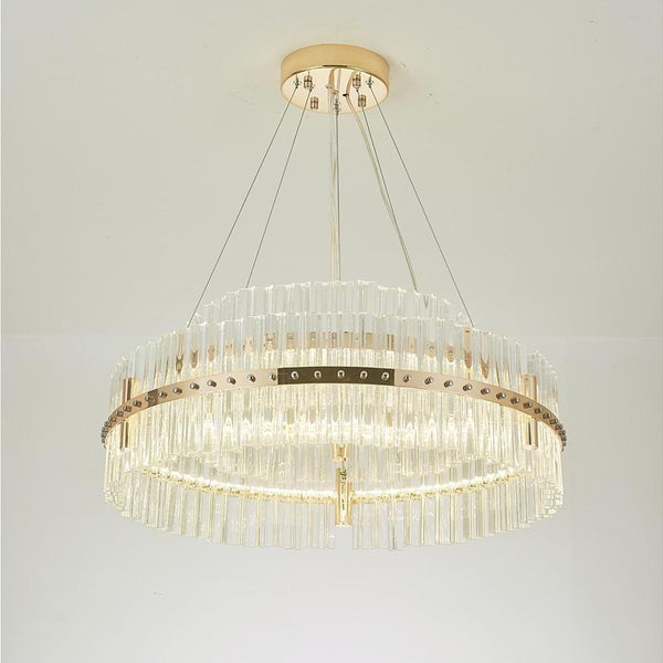 Modern Luxury Dozens Of Crystal Chandelier Gold Led Lighting