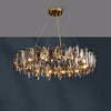 Postmodern Personality Creative Crystal Chandelier With Three Color Led