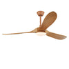 Retro Solid Wood Frequency Conversion Silent Dimming Ceiling Fan With Lights