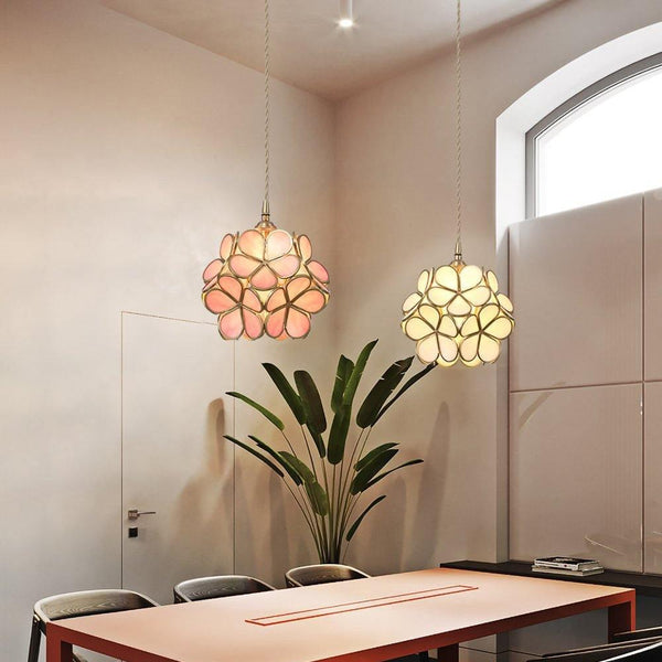 Glass Petal Pendant Lights