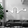 Creative Long Curved Linear Led Modern Wall Sconce Lighting Wall Light Wall Lamp