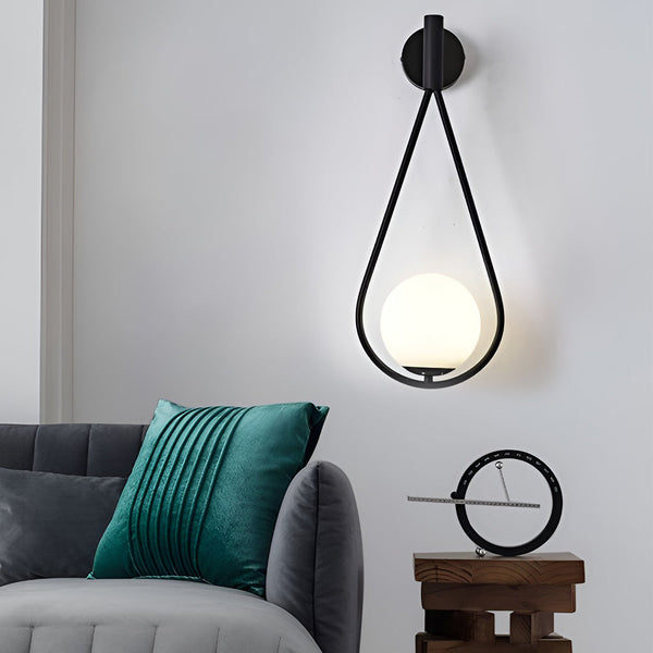 Water Drop Shaped Led Nordic Wall Lamp