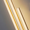 Modern Linear Wall Lamp Minimalist 2 Color Metal Wall Light