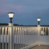 Round Modern Solar Fence Post Light Ha076261