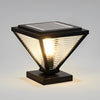 Geometric Shape Solar Fence Post Lights Li002413