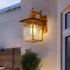 Glass Led Waterproof Retro Outdoor Wall Lamp Wall Sconce Lighting Without Bulb