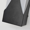 Rectangular Waterproof Led Black Outdoor Wall Sconce